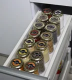 צנצנות, קופסאות ואחסון