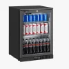 מקרר בר שחור דלת זכוכית 138 ליטר 60 50 85 סמ