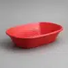 סלסלה ללחם אובלית מלמין אדום