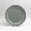 צלחת 27 ס"מ דמוי אמייל אפור פס לבן מלמין