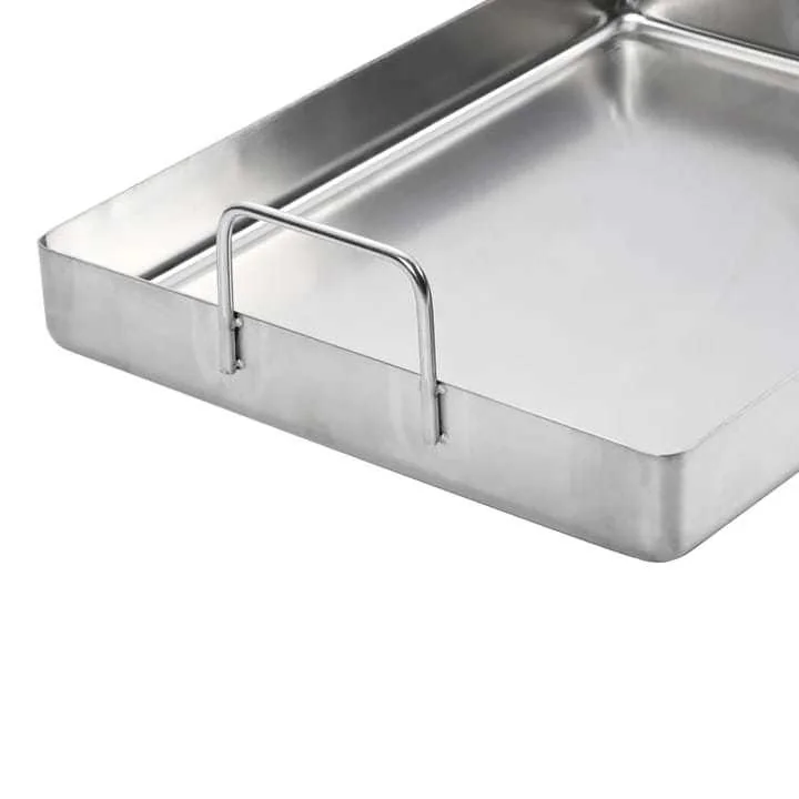 תבנית רוסטר נירוסטה 304 40X30X7.5 ס"מ – תמונה 4