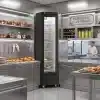 מקפיא ויטרינה תעשייתי צר 300 ליטר דגם RF-300PFPG